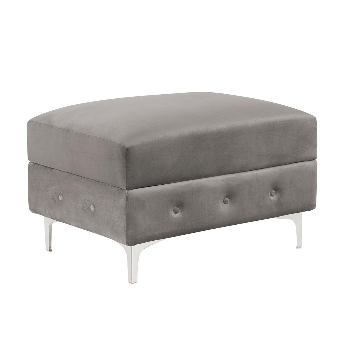 Ciabattoni Gray Ottoman by Furniture of America at Eve Furniture
