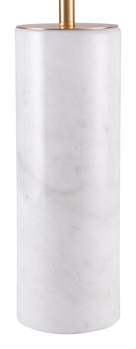 Ciara Table Lamp Beige & White by Zuomod at Eve Furniture