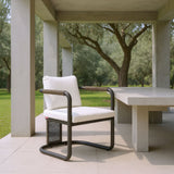 Ciel Ivory Outdoor Dining Chair (Set of 2) by Zuomod at Eve Furniture