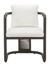 Ciel Ivory Outdoor Dining Chair (Set of 2) by Zuomod at Eve Furniture