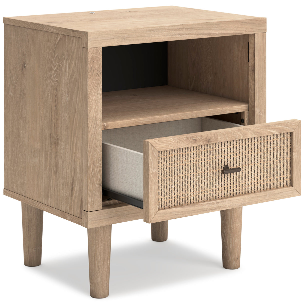 Cielden Soft Gray/Tan Upholstered Platform Bedroom Set by Ashley at Eve Furniture