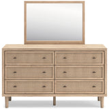 Cielden Tan Platform Bedroom Set by Ashley at Eve Furniture