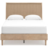 Cielden Tan Platform Bedroom Set by Ashley at Eve Furniture