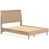 Cielden Tan Platform Bedroom Set by Ashley at Eve Furniture