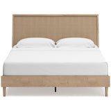 Cielden Tan Platform Bedroom Set by Ashley at Eve Furniture