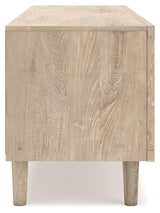 Cielden Two-tone 62" TV Stand by Ashley at Eve Furniture