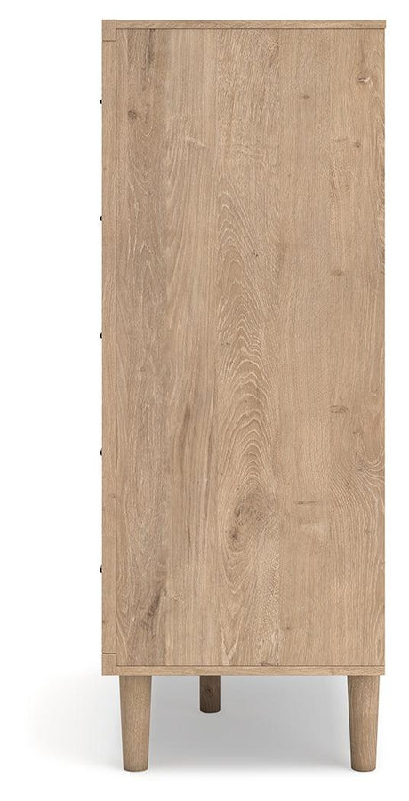 Cielden Two-tone Chest of Drawers by Ashley at Eve Furniture