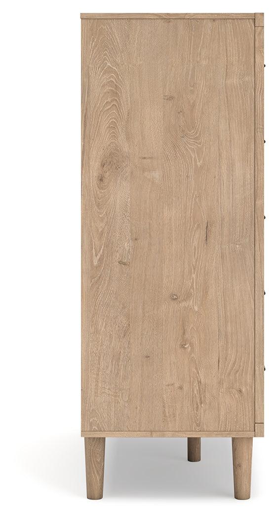 Cielden Two-tone Chest of Drawers by Ashley at Eve Furniture