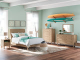 Cielden Two-tone Full Platform Bed by Ashley at Eve Furniture