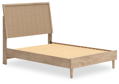 Cielden Two-tone Full Platform Bed by Ashley at Eve Furniture