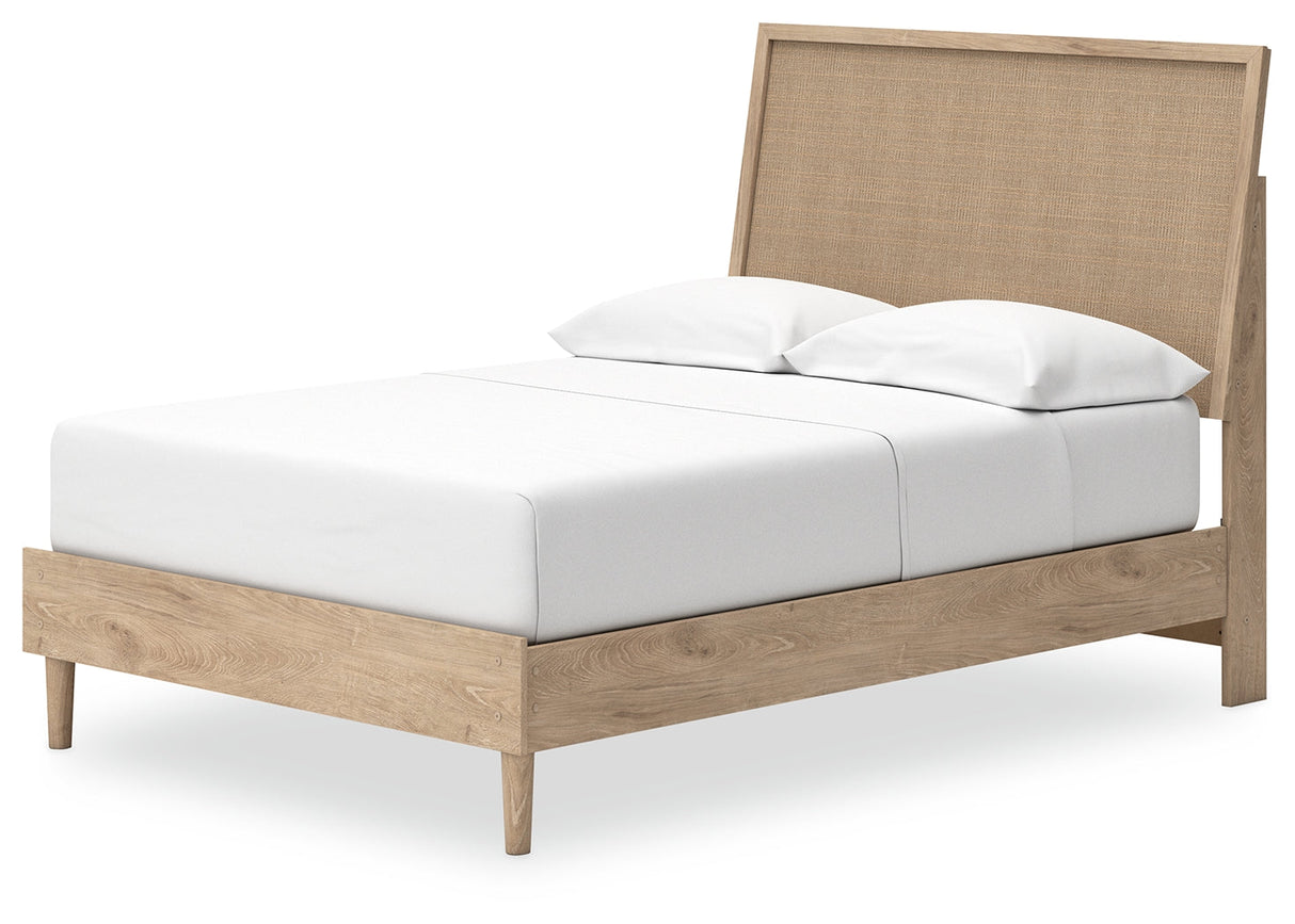 Cielden Two-tone Full Platform Bed by Ashley at Eve Furniture