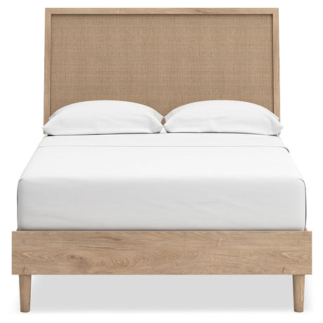 Cielden Two-tone Full Platform Bed by Ashley at Eve Furniture