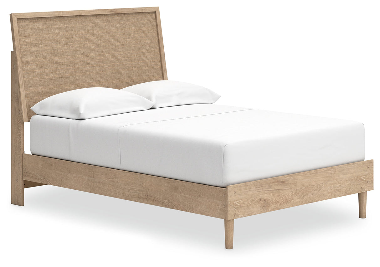 Cielden Two-tone Full Platform Bed by Ashley at Eve Furniture