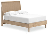 Cielden Two-tone Full Platform Bed by Ashley at Eve Furniture