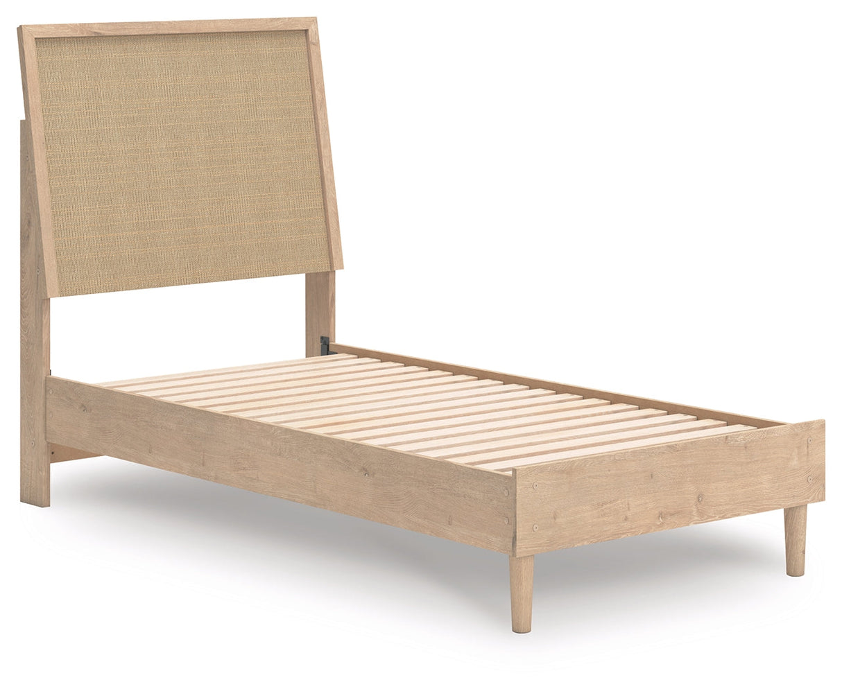 Cielden Two-tone Twin Platform Bed by Ashley at Eve Furniture