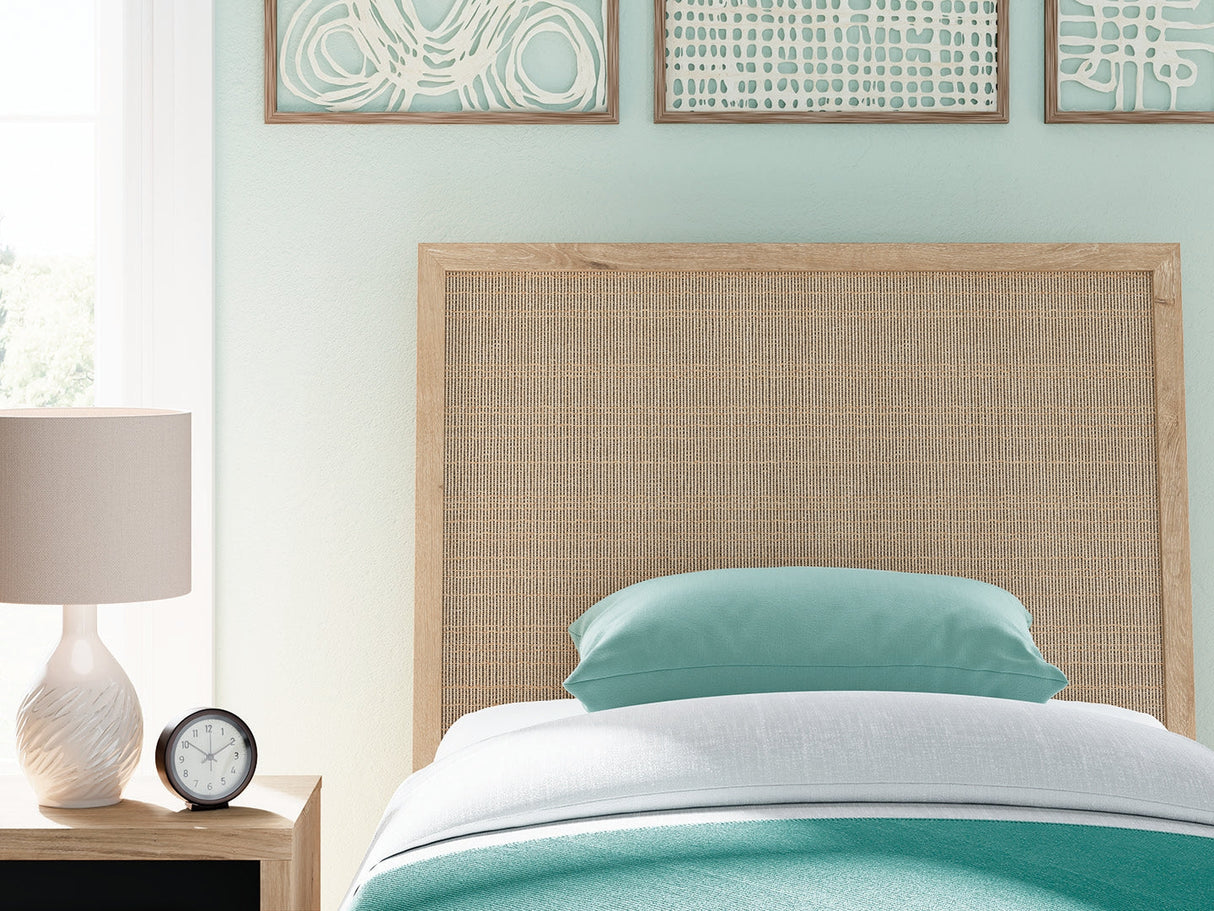 Cielden Two-tone Twin Platform Bed by Ashley at Eve Furniture