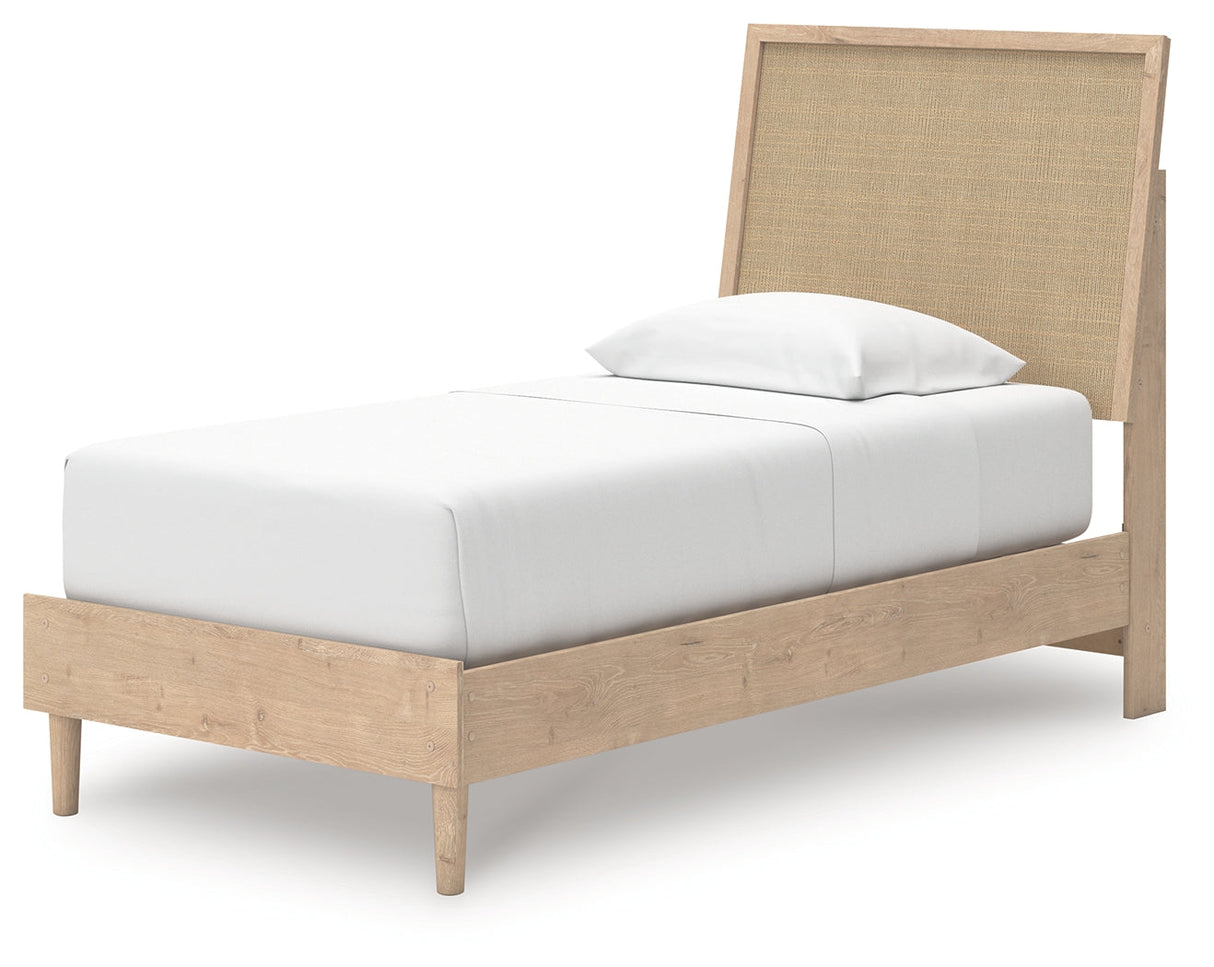 Cielden Two-tone Twin Platform Bed by Ashley at Eve Furniture