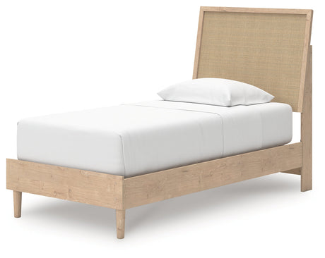 Cielden Two-tone Twin Platform Bed by Ashley at Eve Furniture