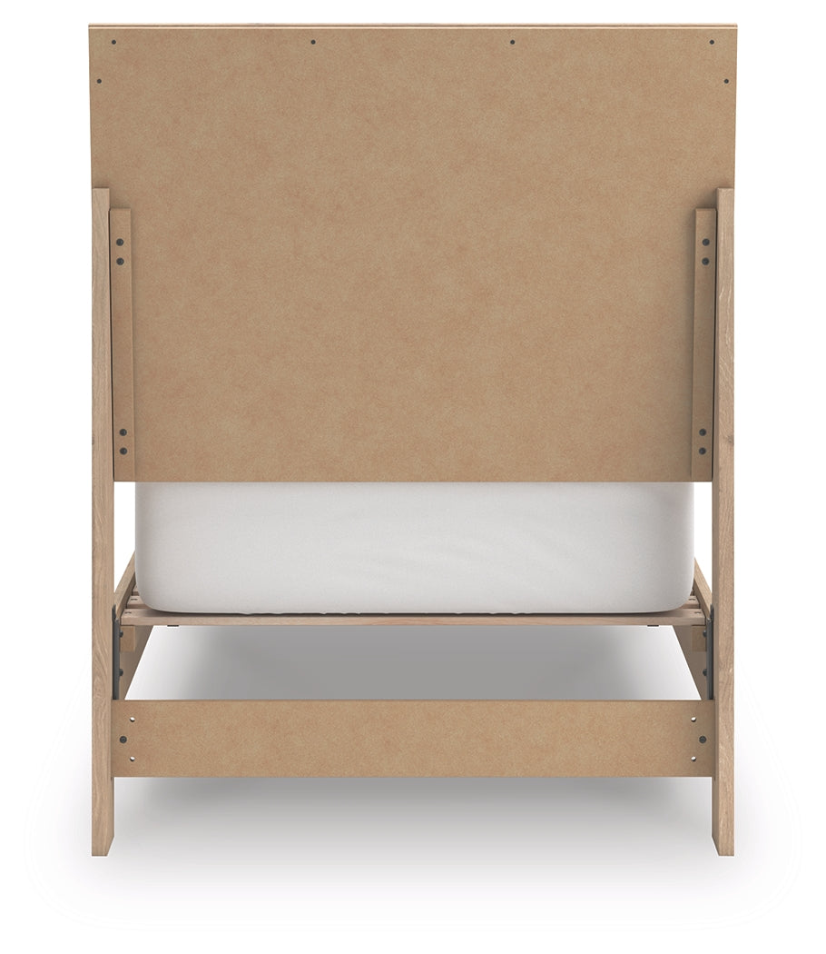 Cielden Two-tone Twin Platform Bed by Ashley at Eve Furniture