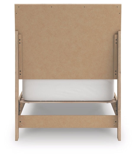 Cielden Two-tone Twin Platform Bed by Ashley at Eve Furniture