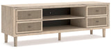 Cielden Two-tone 62" TV Stand by Ashley at Eve Furniture