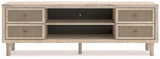 Cielden Two-tone 62" TV Stand by Ashley at Eve Furniture