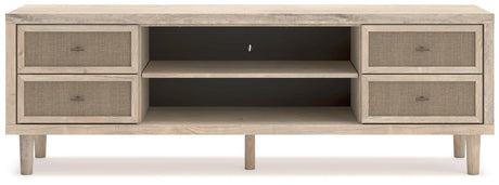 Cielden Two-tone 62" TV Stand by Ashley at Eve Furniture