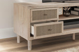 Cielden Two-tone 62" TV Stand by Ashley at Eve Furniture