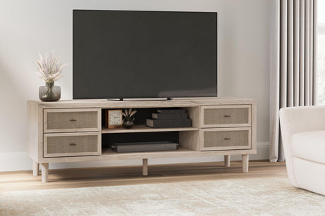 Cielden Two-tone 62" TV Stand by Ashley at Eve Furniture