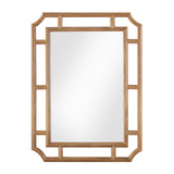 Cienna 24"x32.2" Natural Rattan Wall Mirror by TOV Furniture at Eve Furniture