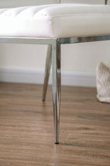 Cilegon White Side Chair (2/Ctn) by Furniture of America at Eve Furniture