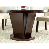 Cimma Espresso 7-Piece Dining Room Set by Furniture of America at Eve Furniture