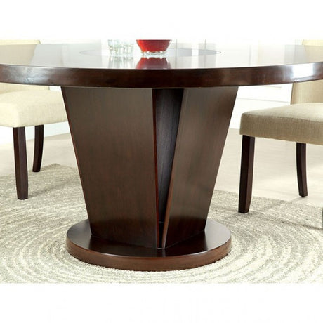 Cimma Espresso 7-Piece Dining Room Set by Furniture of America at Eve Furniture