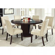 Cimma Espresso 7-Piece Dining Room Set by Furniture of America at Eve Furniture