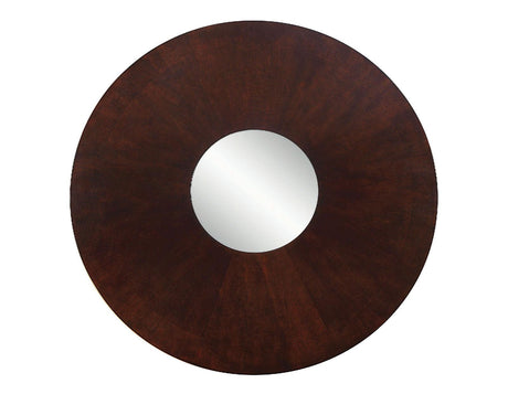 Cimma Espresso Round Dining Table Only by Furniture of America at Eve Furniture