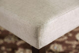 Cimma Espresso/Ivory Side Chair, Set of 2 by Furniture of America at Eve Furniture