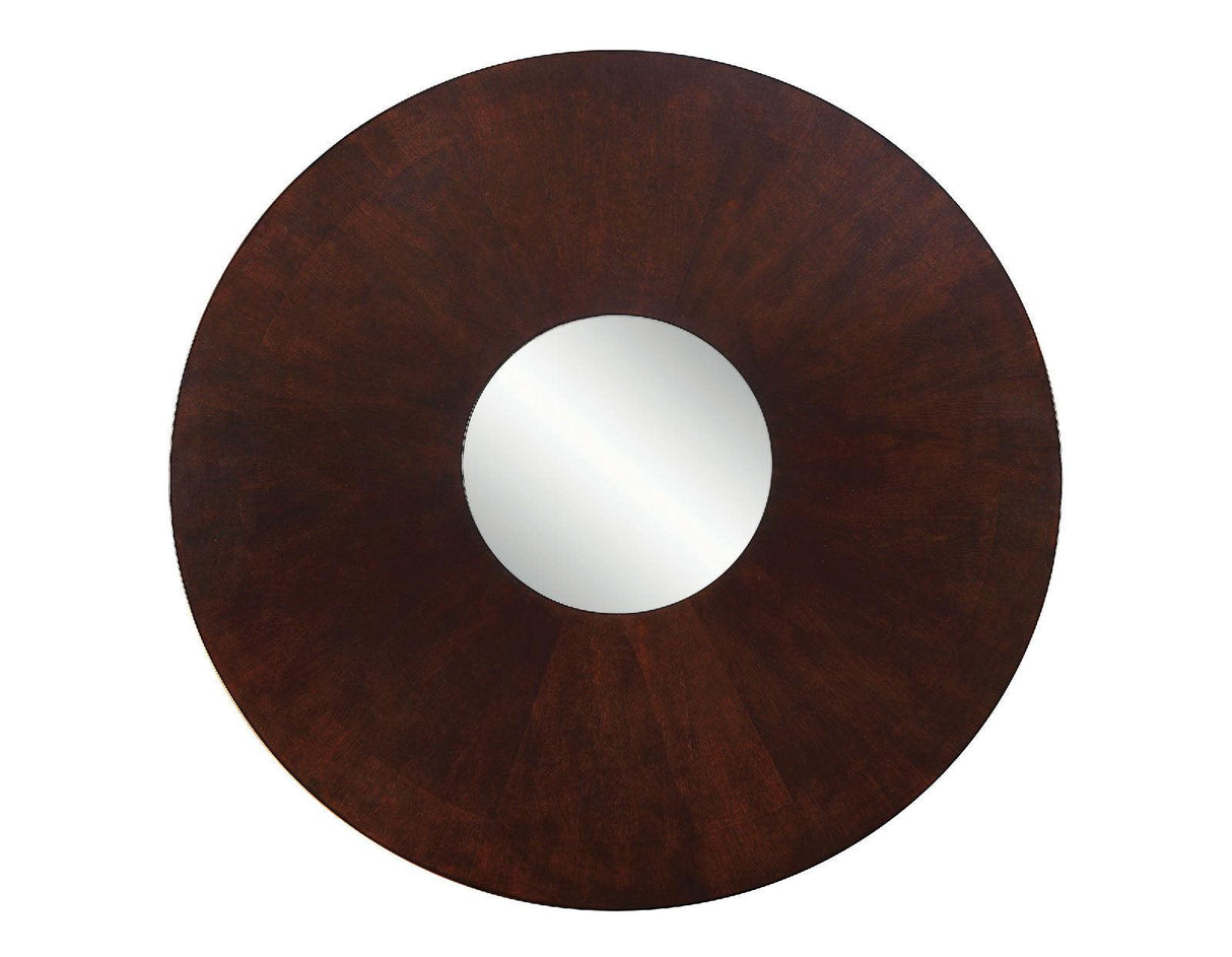 Cimma Espresso Round Dining Table by Furniture of America at Eve Furniture