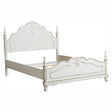 Cinderella Antique White Full Poster Bed by Homelegance at Eve Furniture