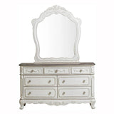 Cinderella Antique White Mirror (Mirror Only) by Homelegance at Eve Furniture