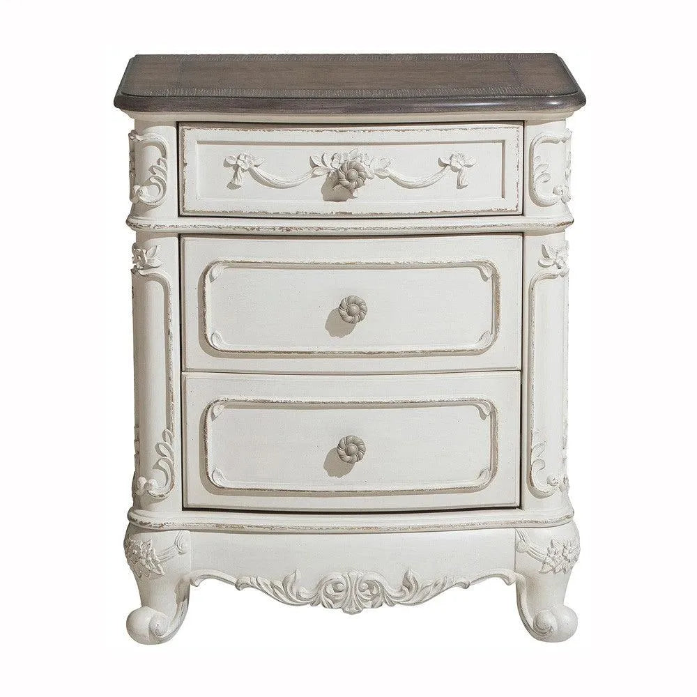 Cinderella Antique White Poster Youth Bedroom Set by Homelegance at Eve Furniture