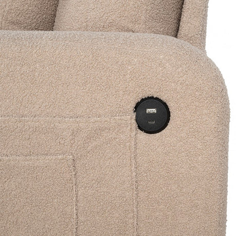 Cinderford Beige Sofa by Furniture of America at Eve Furniture