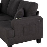 Cinderford Dark Gray Sofa by Furniture of America at Eve Furniture