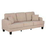 Cinderford Beige Sofa & Loveseat by Furniture of America at Eve Furniture