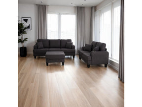 Cinderford Dark Gray Sofa & Loveseat by Furniture of America at Eve Furniture
