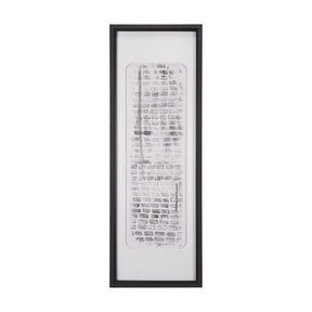 Cipher I by Mercana Studio a Hand Embellished Framed Art Print Matted under Glass by Mercana at Eve Furniture