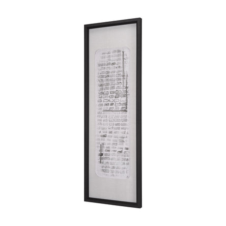 Cipher II by Mercana Studio a Hand Embellished Framed Art Print Matted under Glass by Mercana at Eve Furniture