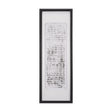 Cipher III by Mercana Studio a Hand Embellished Framed Art Print Matted under Glass by Mercana at Eve Furniture
