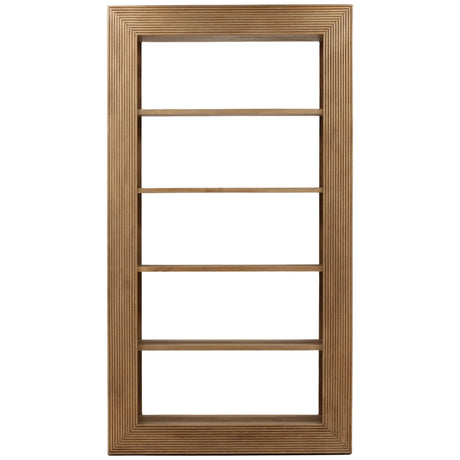 Cipriano Bookcase, Natural by Dovetail at Eve Furniture