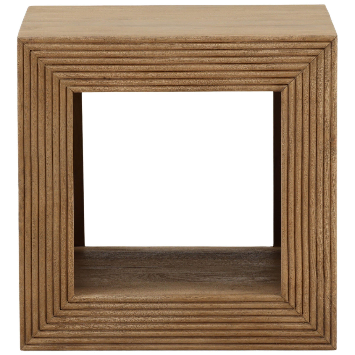 Cipriano Side Table, Natural by Dovetail at Eve Furniture