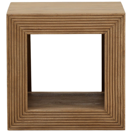 Cipriano Side Table, Natural by Dovetail at Eve Furniture